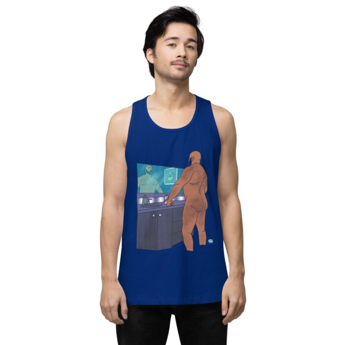 Men’s premium tank top - Morning Routine - Image 7