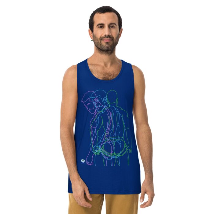 Men’s premium tank top - Neon - Image 4