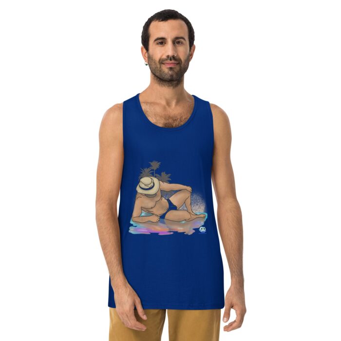 Men’s premium tank top - Oasis - Image 4