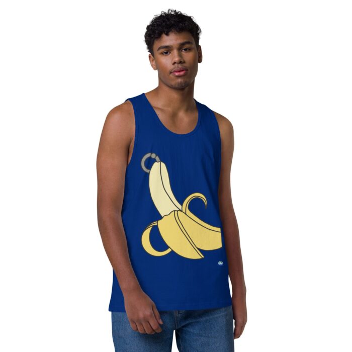 Men’s premium tank top - Pierced Banana - Image 6