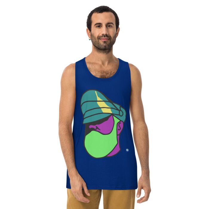 Men’s premium tank top - Pop Art Daddy - Image 4