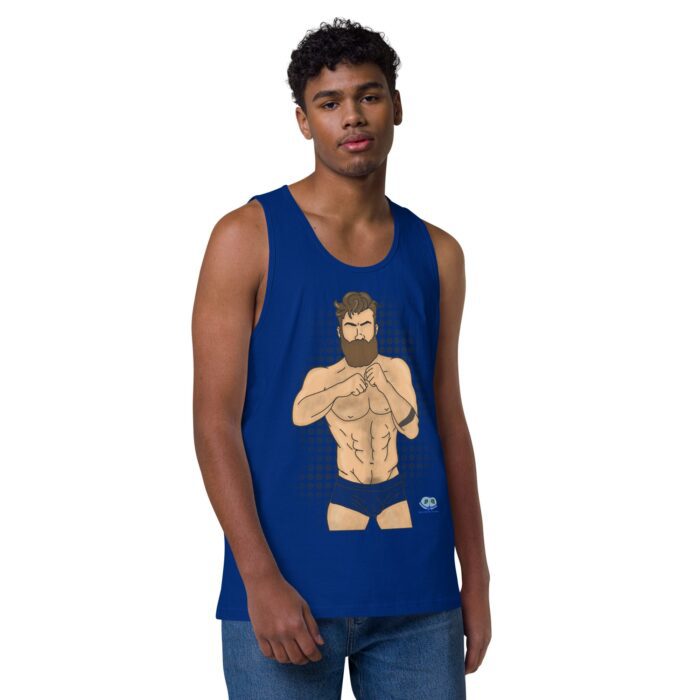 Men’s premium tank top - Put Up Your Dukes - Image 5
