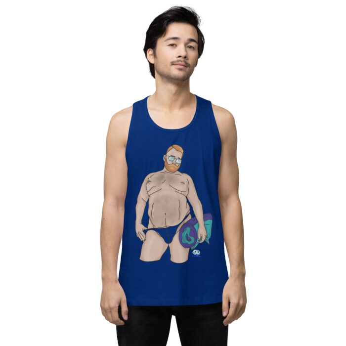 Men’s premium tank top - Ready for the Pool - Image 7