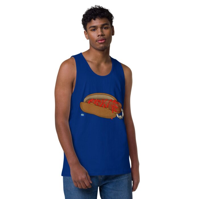 Men’s premium tank top - Real Bad Hotdog - Image 6