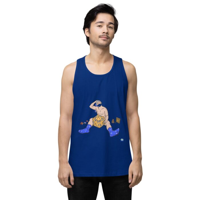 Men’s premium tank top - Roll for Charisma