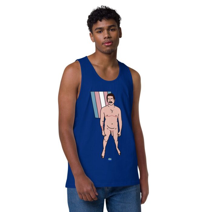 Men’s premium tank top - Scars - Image 6