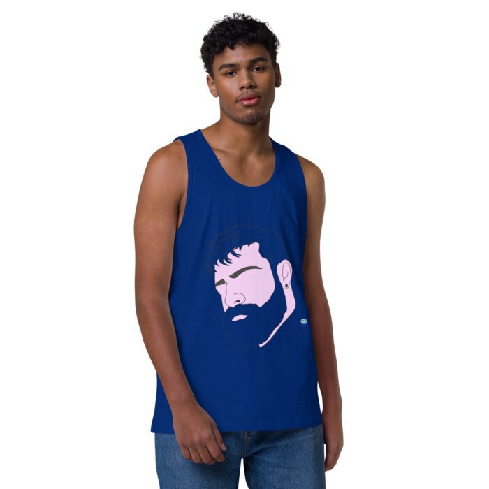 Men’s premium tank top - Smolder - Image 6