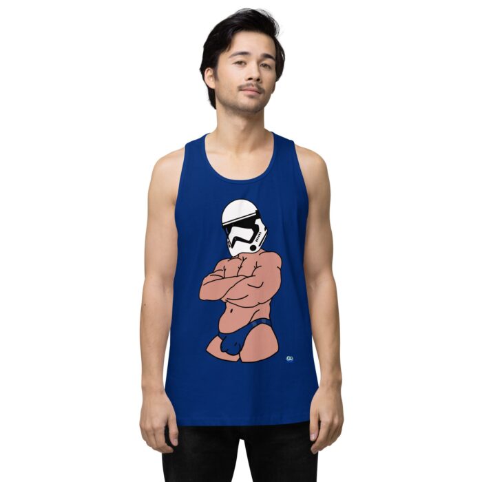 Men’s premium tank top - Super Trooper - Image 7
