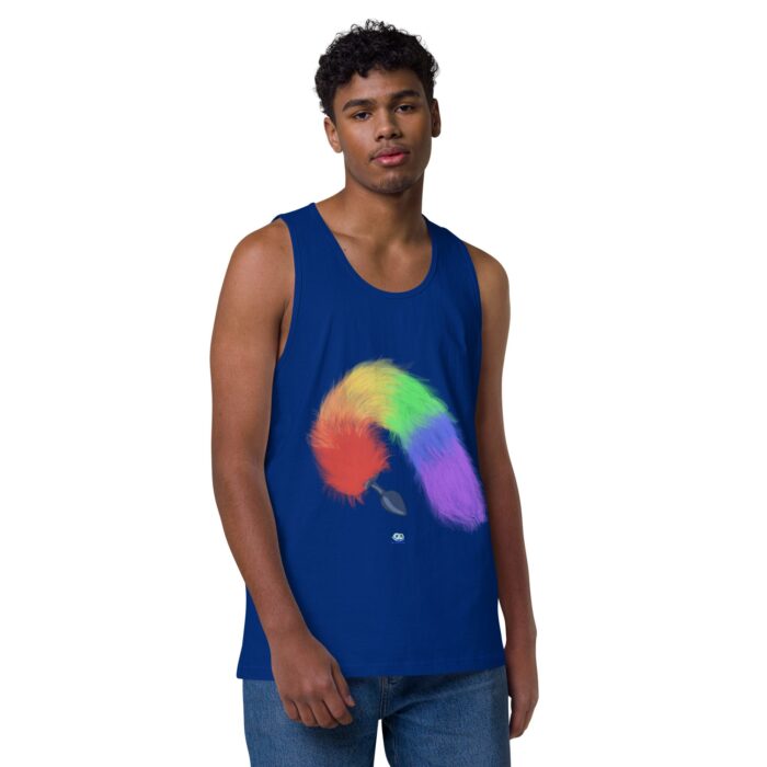 Men’s premium tank top - Tails - Image 6