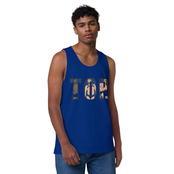 Men’s premium tank top - TOP Cutout - Image 6