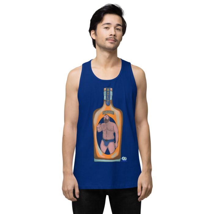 Men’s premium tank top - Two Fingers - Image 7