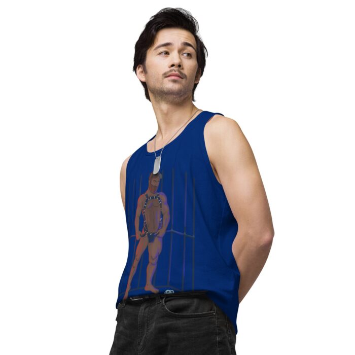 Men’s premium tank top - Busted - Image 10