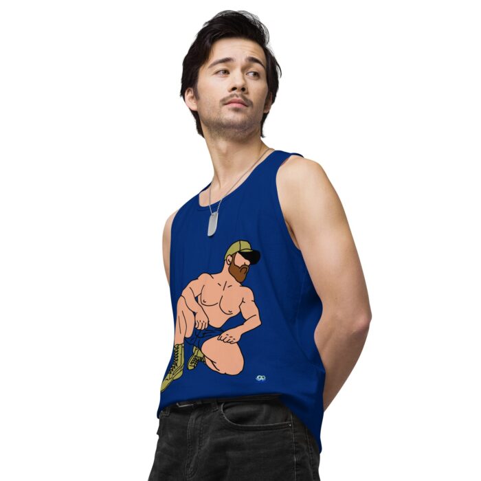 Men’s premium tank top - Combat Boots - Image 10