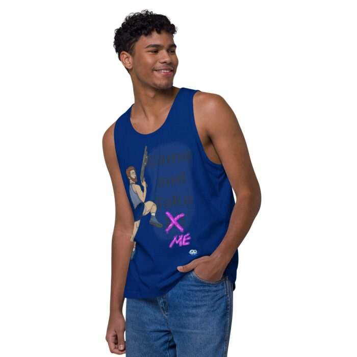 Men’s premium tank top - Come and Take Me - Image 4