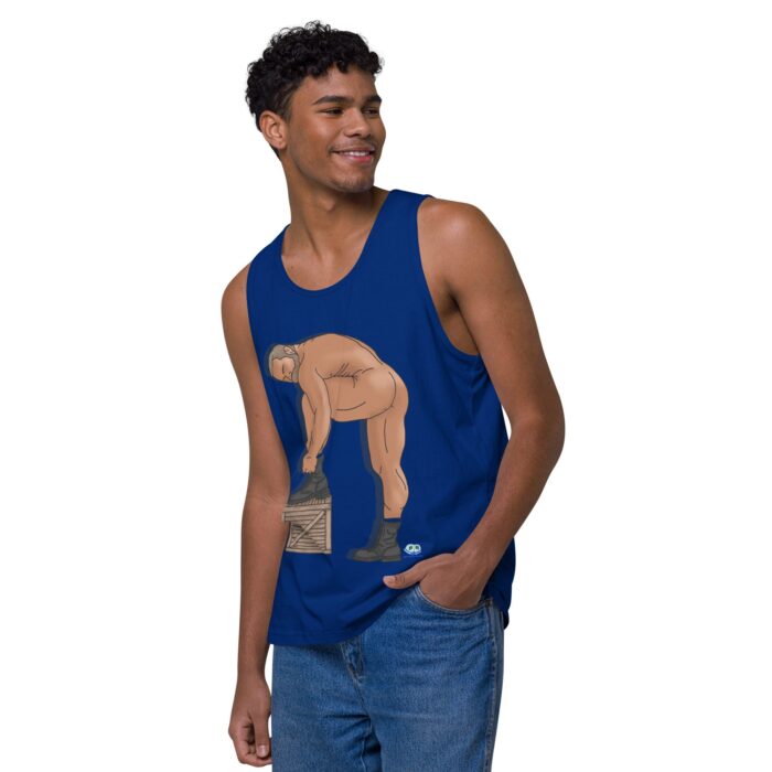 Men’s premium tank top - Crated - Image 4