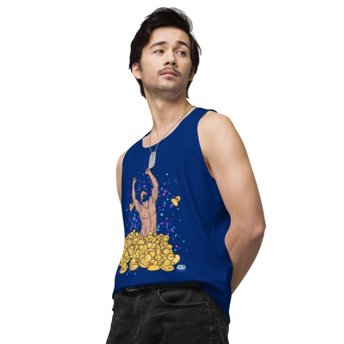 Men’s premium tank top - Cruising for Ducks - Image 10