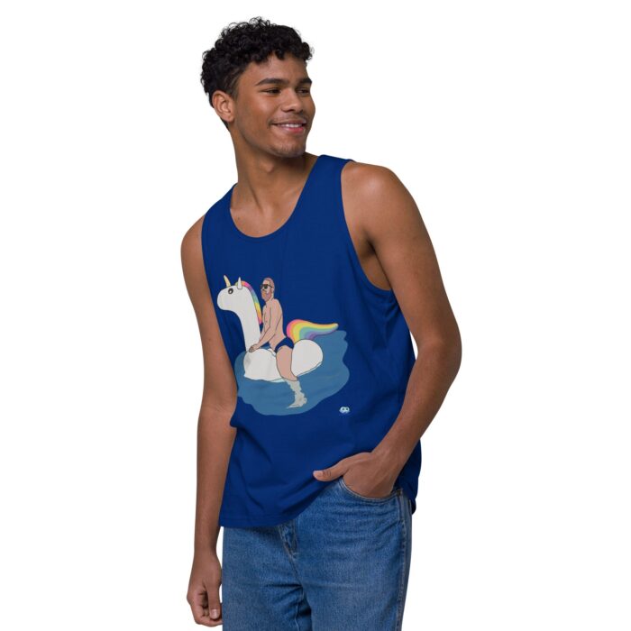 Men’s premium tank top - Float - Image 7