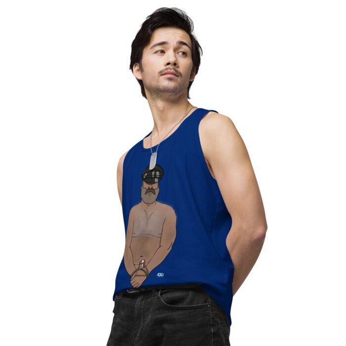 Men’s premium tank top - Hairy Daddy - Image 10