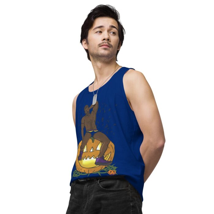 Men’s premium tank top - Jack O Lantern - Image 10