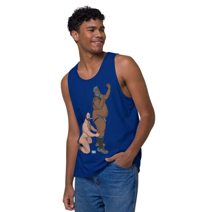Men’s premium tank top  - Let's Get These Off - Image 8