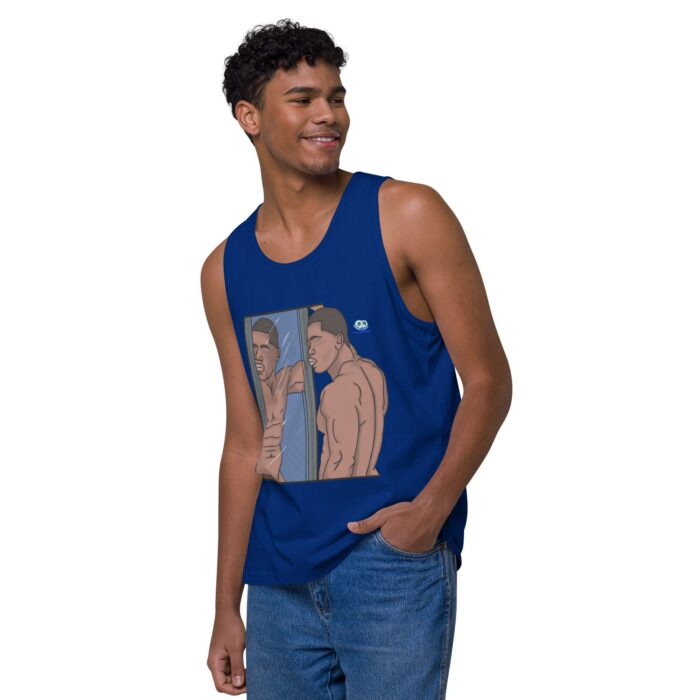 Men’s premium tank top - Man in the Mirror - Image 8