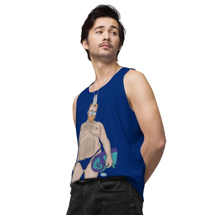 Men’s premium tank top - Ready for the Pool - Image 10