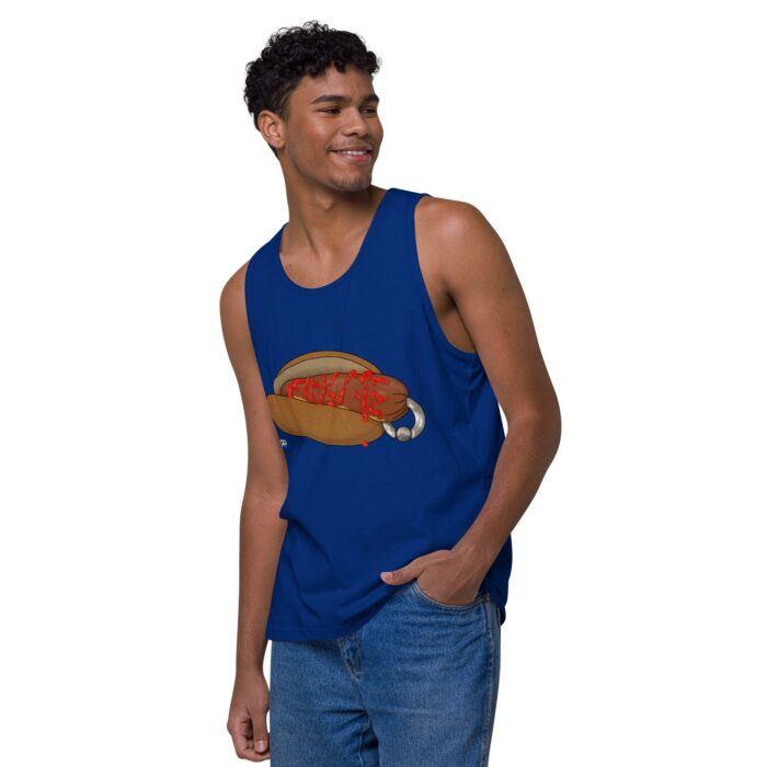 Men’s premium tank top - Real Bad Hotdog - Image 8