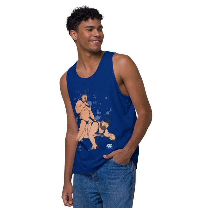 Men’s premium tank top - Ride 'Em - Image 8
