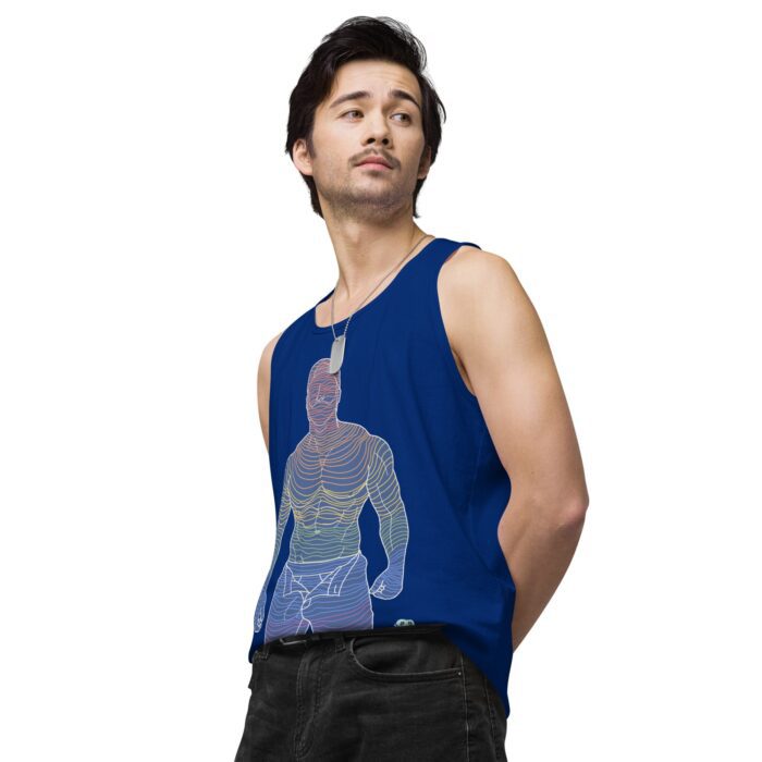 Men’s premium tank top - Ripples - Image 10