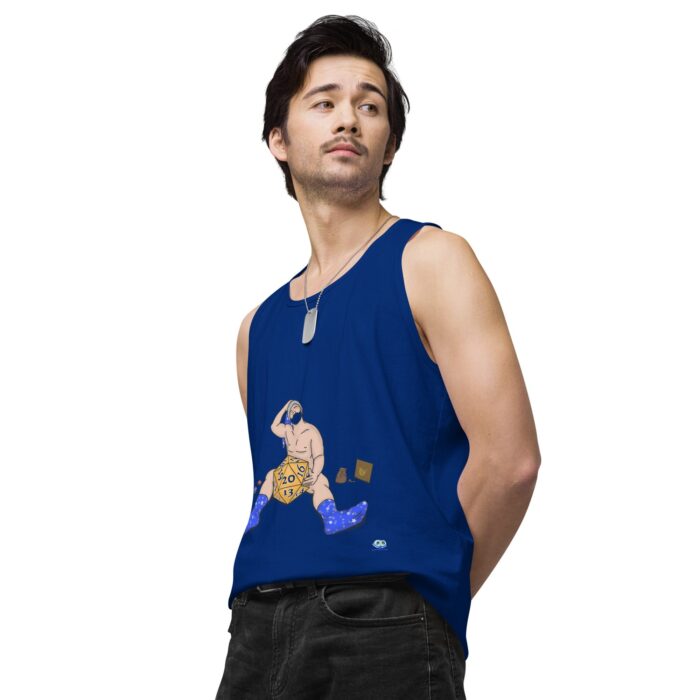 Men’s premium tank top - Roll for Charisma - Image 4