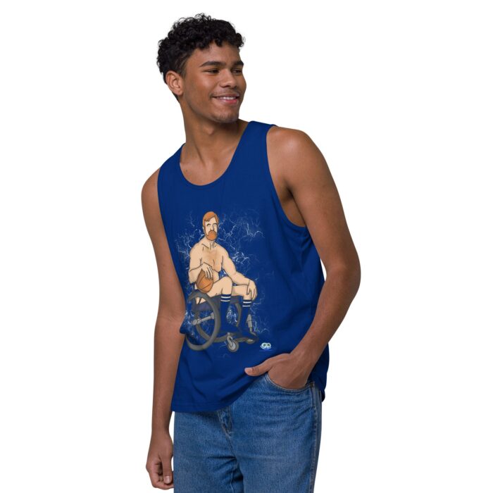 Men’s premium tank top - Rolling Heat - Image 8