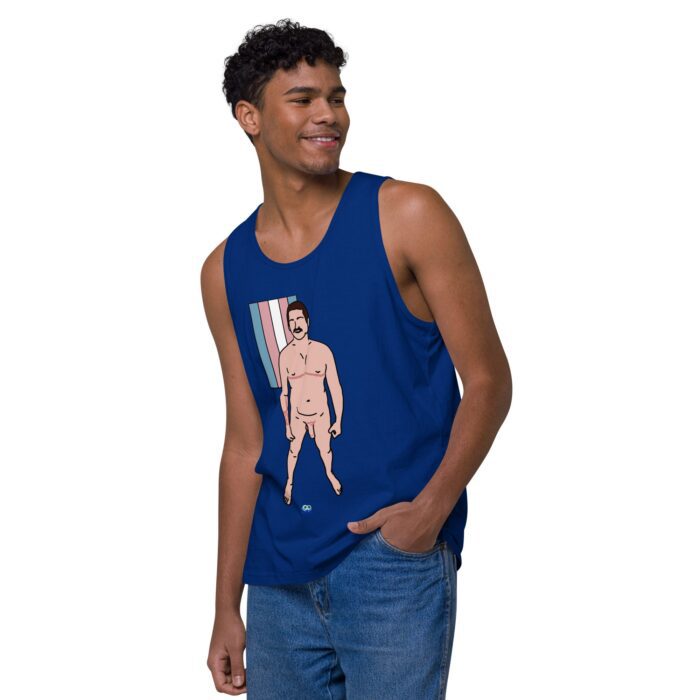 Men’s premium tank top - Scars - Image 8