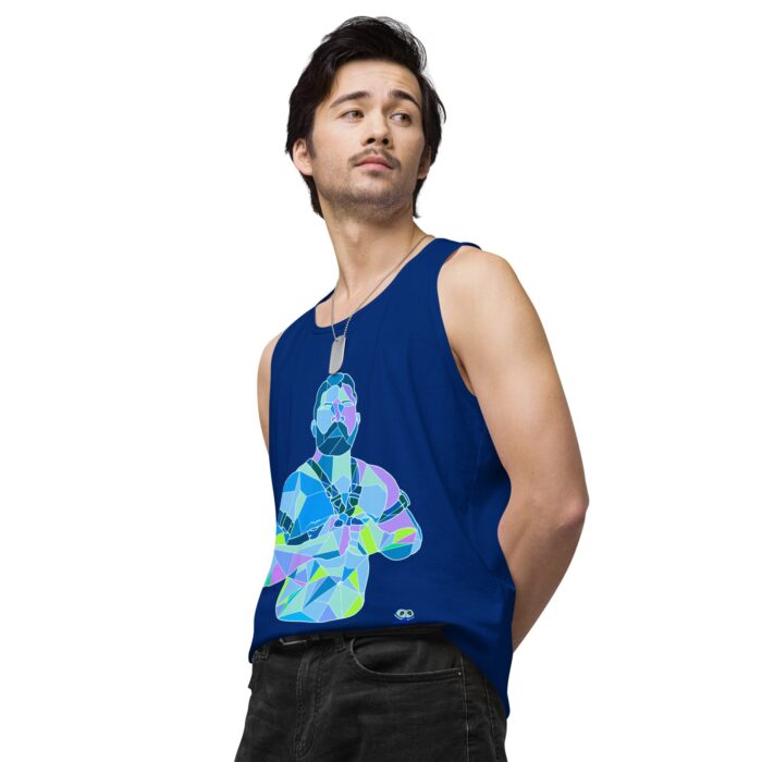 Men’s premium tank top - Shattered - Image 9
