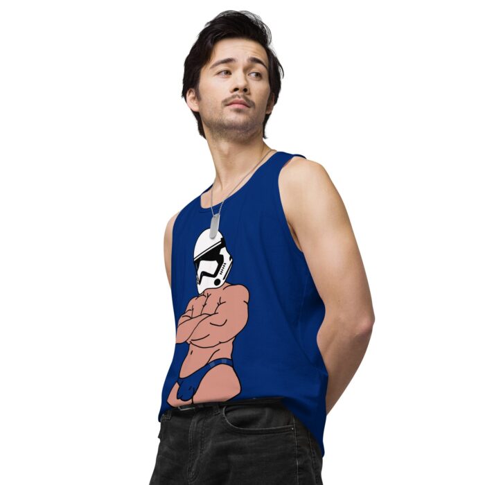 Men’s premium tank top - Super Trooper - Image 10