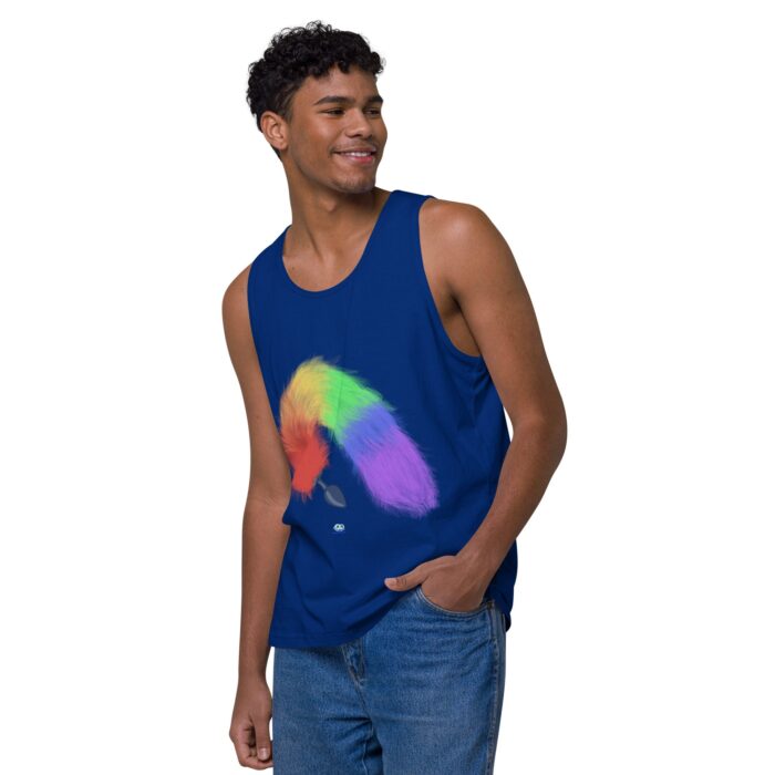 Men’s premium tank top - Tails - Image 8