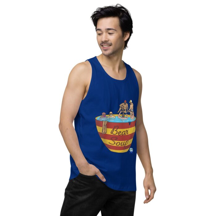 Men’s premium tank top - Bear Soup - Image 9