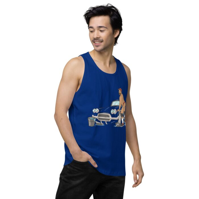 Men’s premium tank top - Car Wash - Image 9