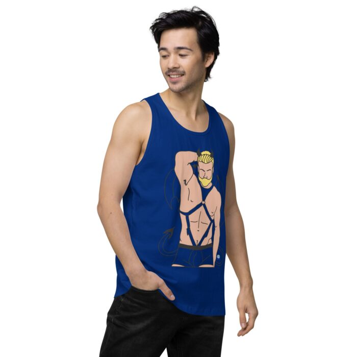 Men’s premium tank top - Devil - Image 9