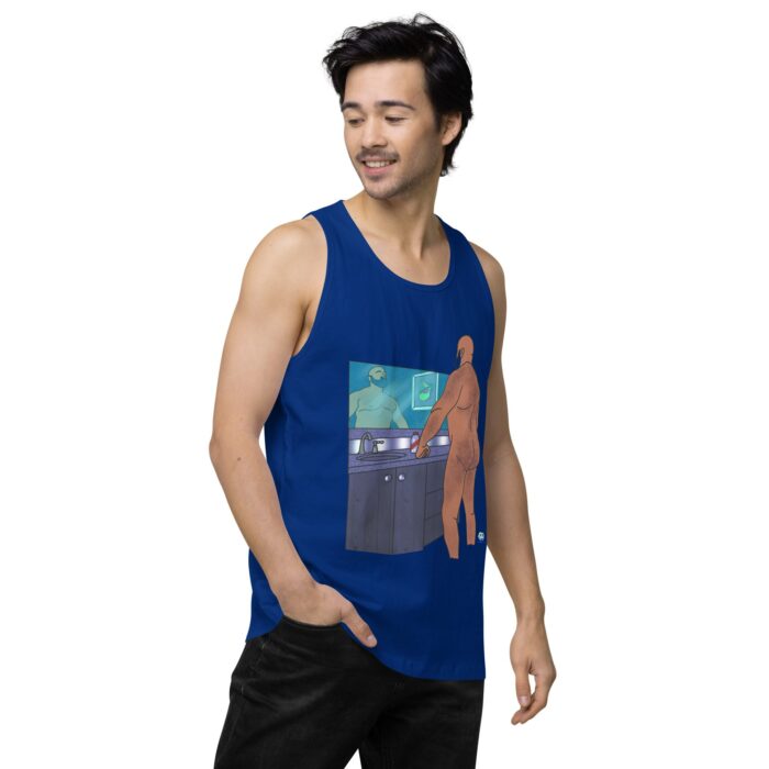 Men’s premium tank top - Morning Routine - Image 9