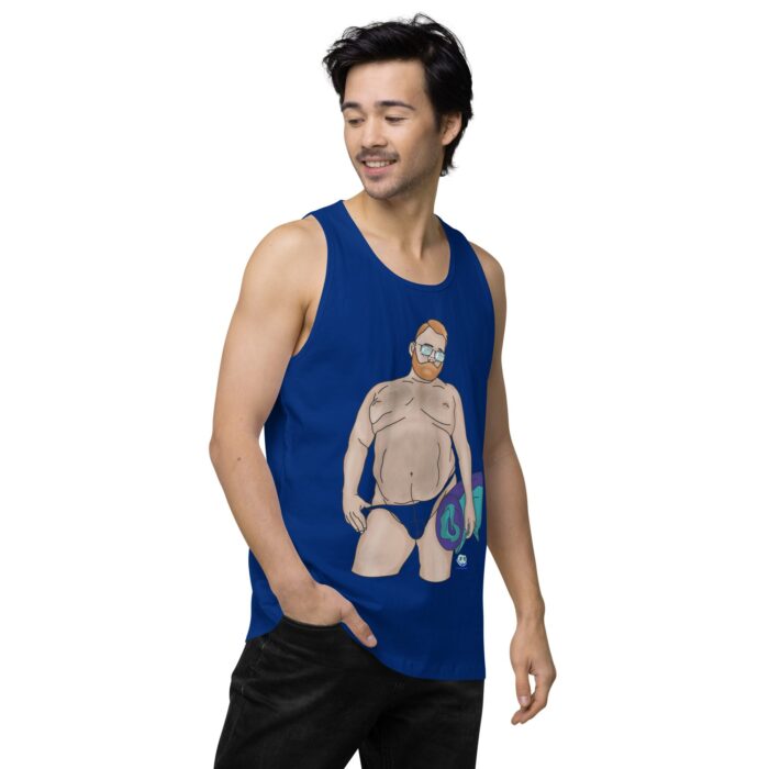 Men’s premium tank top - Ready for the Pool - Image 9