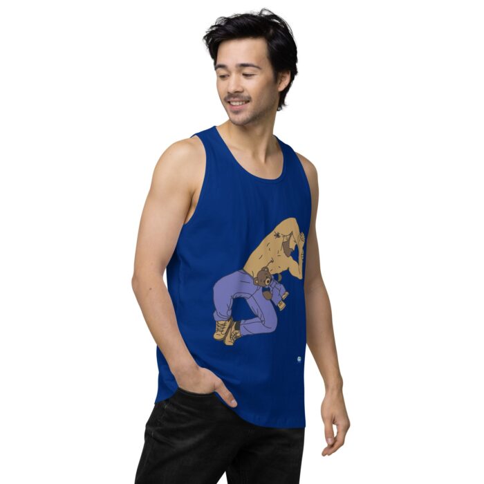 Men’s premium tank top - Teddy Bear Snuggles - Image 9