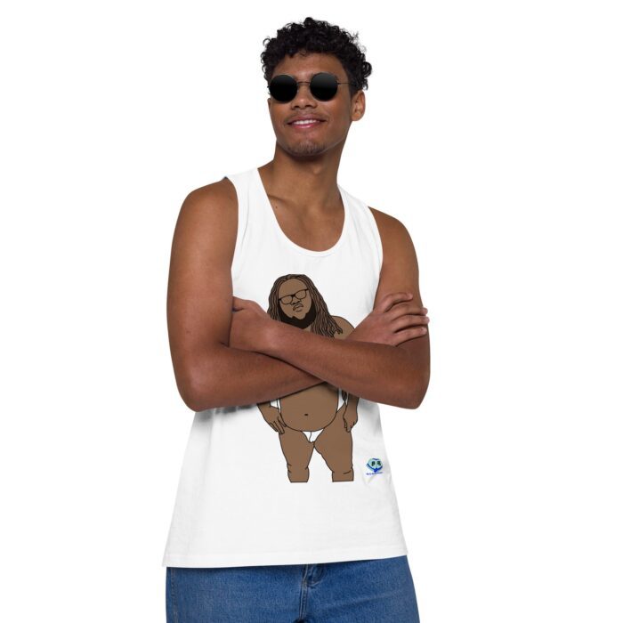 Men’s premium tank top - Chub with Dreadlocks - Image 50