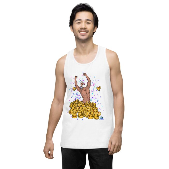 Men’s premium tank top - Cruising for Ducks - Image 62
