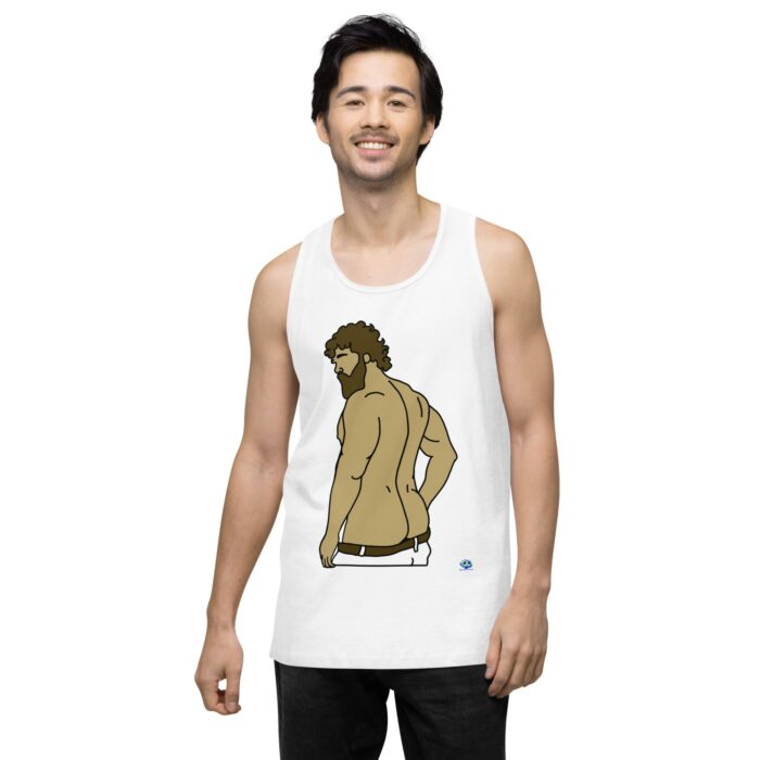 Men’s premium tank top - Curly Hair and All that Ass - Image 62