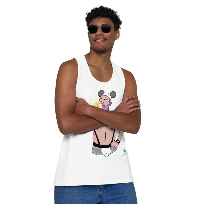 Men’s premium tank top - Disney Sucker - Image 50
