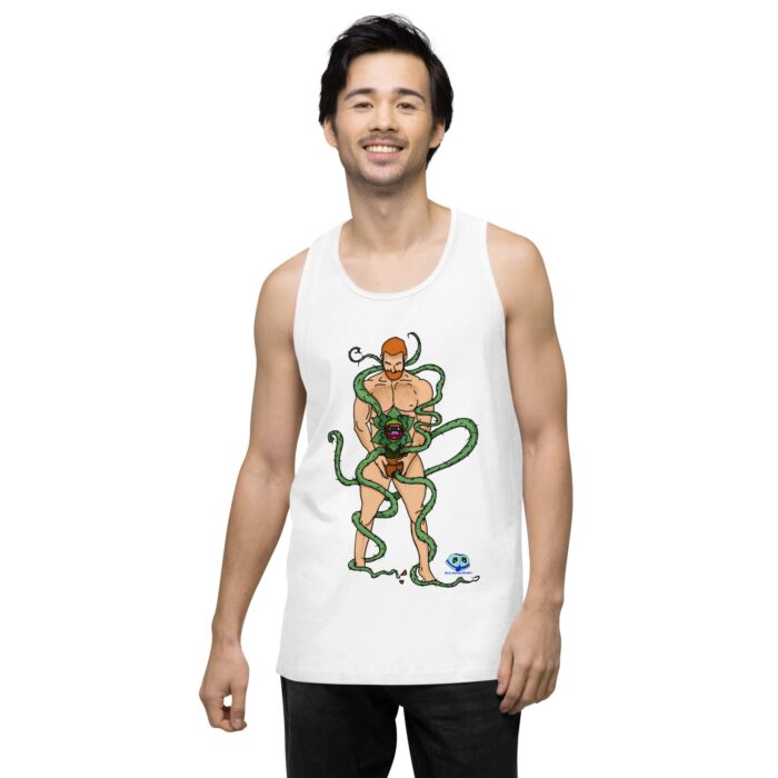 Men’s premium tank top - Feed Me - Image 62