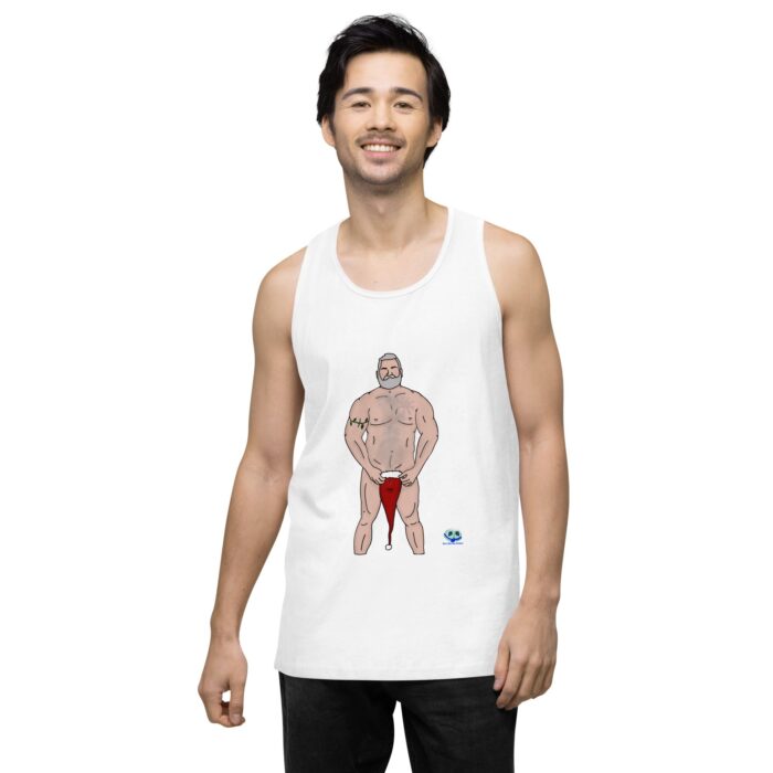 Men’s premium tank top - Frosted - Image 62