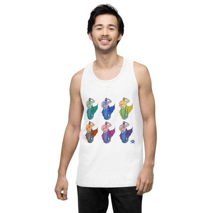 Men’s premium tank top - MerCub Multi - Image 62