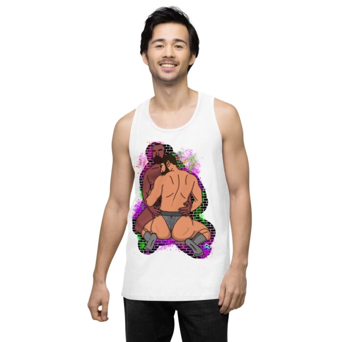 Men’s premium tank top - Mesh - Image 62
