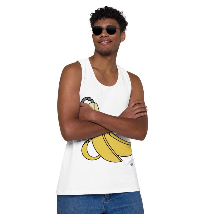 Men’s premium tank top - Pierced Banana - Image 50